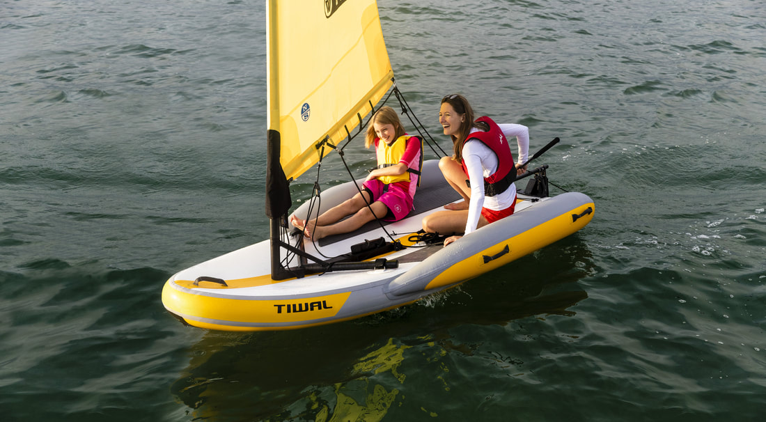 tiwal inflatable sailboat